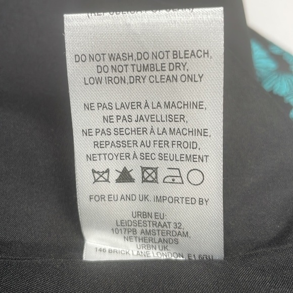 NWT Anthropologie Hutch Floral Jacquard Cut-Out Mini Dress Baroque Blue Black 14 - Picture 12 of 13